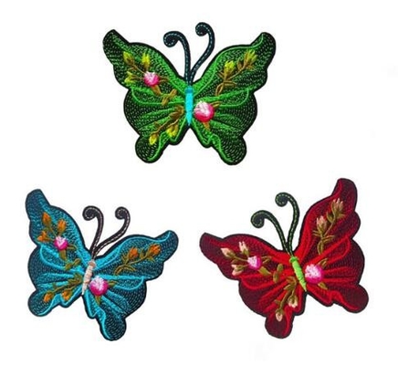 High Quality Personalized Design Embroidery Pretty Custom 3D Patches For Clothing supplier