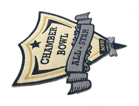 China factory custom letters embroidered patch badges iron on patches for clothing supplier